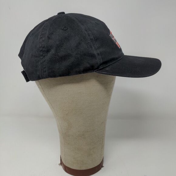 Red Wing Shoes Mens Strapback Hat Black Adjustable Embroidered Logo - Picture 6 of 10